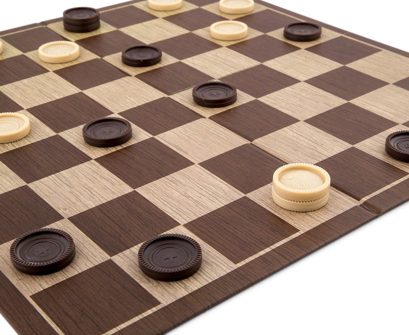 BATTAT Traditions Checkers Board Game 1 Set - Image 4